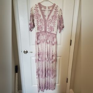 Altar'd state m embroidered maxi dress